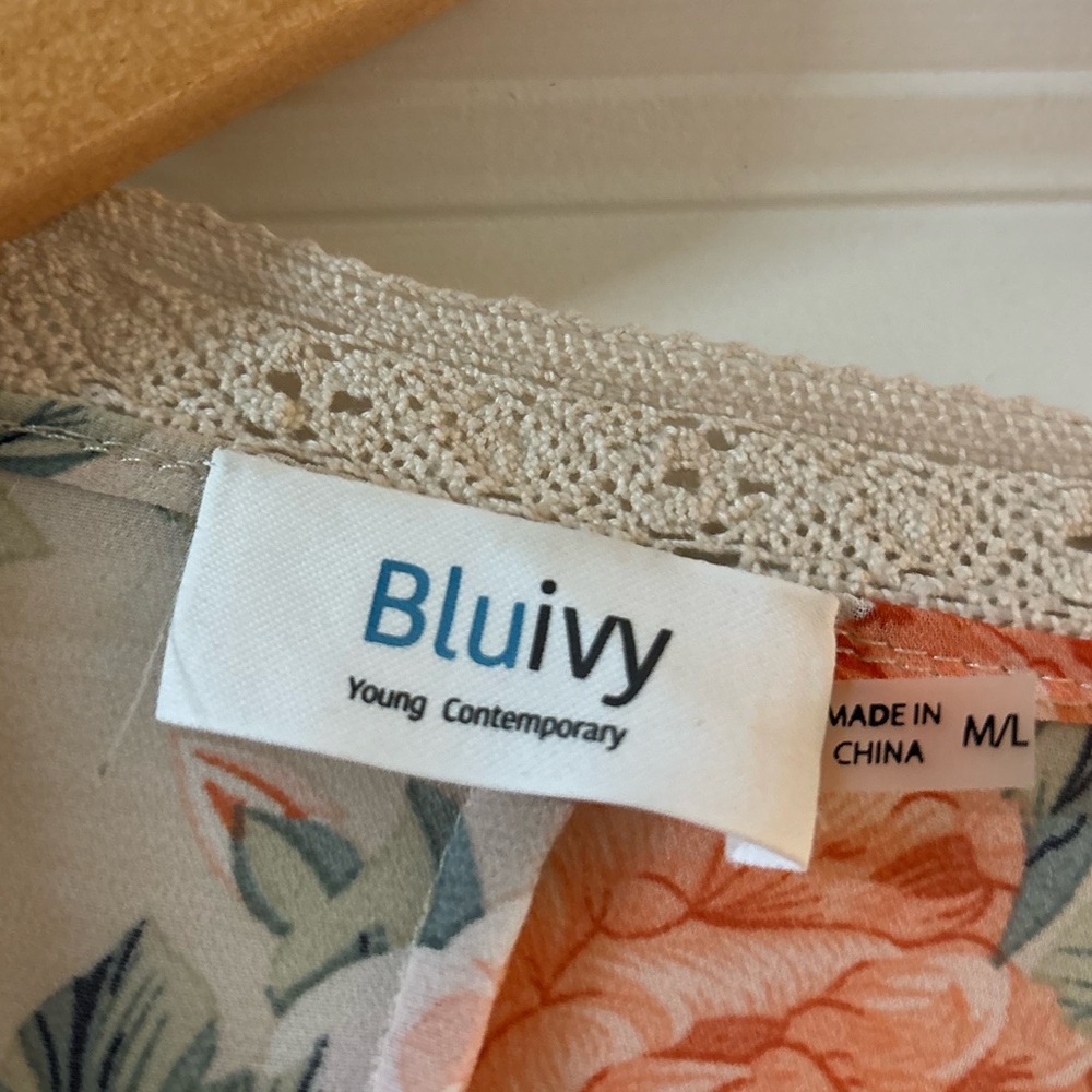 Blu Ivy Kimono Size M/L - Picture 3 of 6